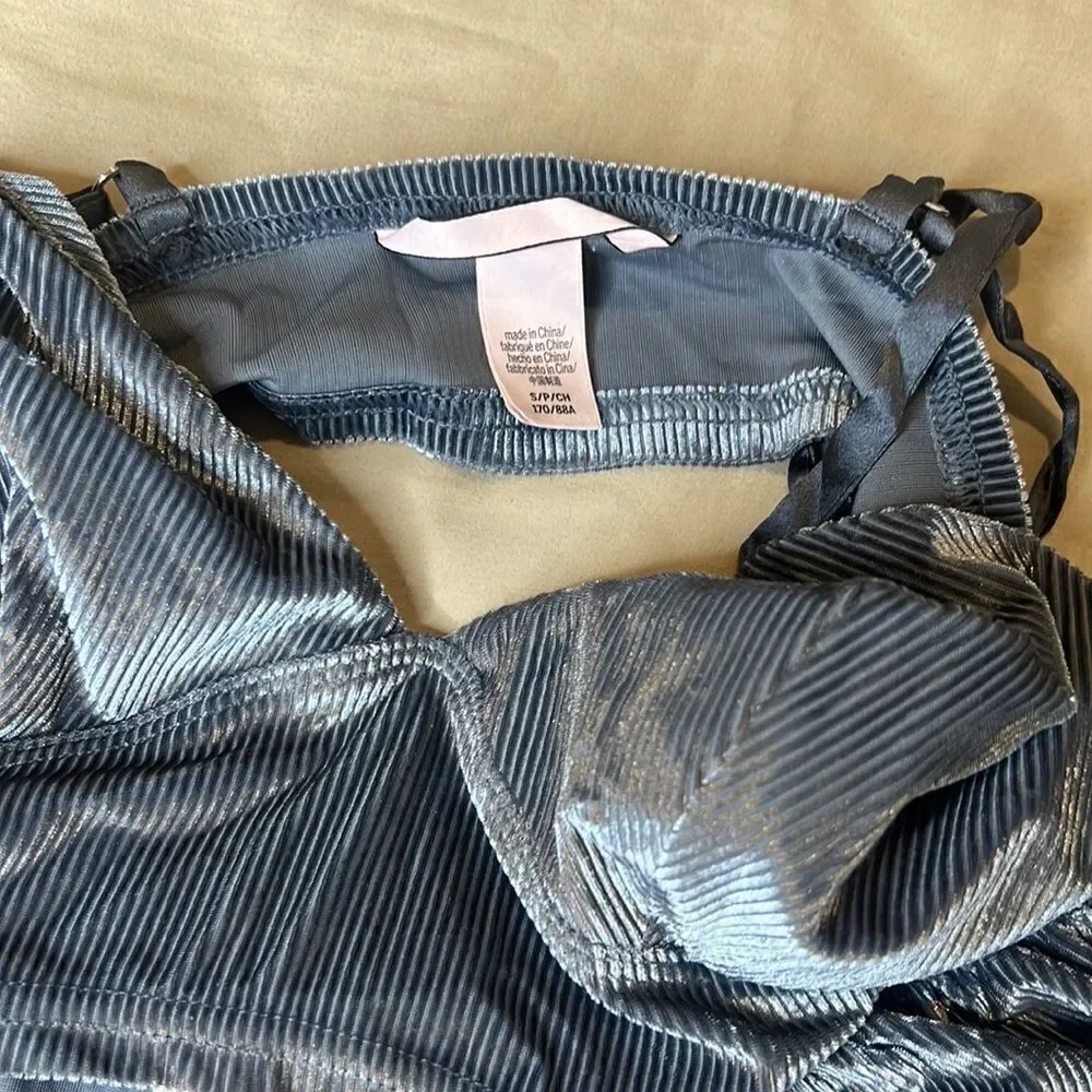 Victoria’s Secret PJ set blue velvet size Shorts and top